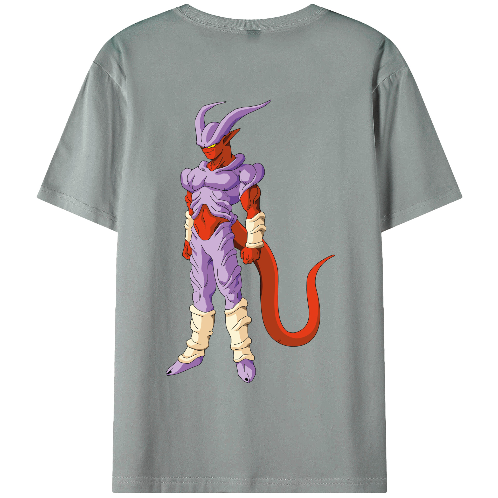（画像用） ドラゴンボール ジャネンバ DRAGON BALL Janemba 綿100％ メンズ半袖Tシャツ（バックプリント） 通気性